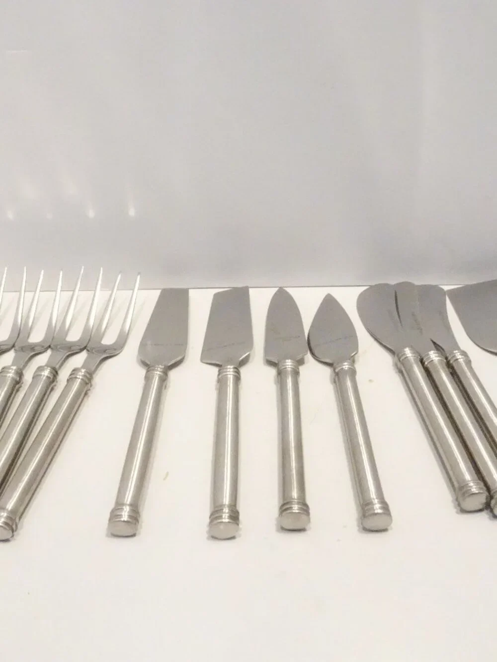 Lot of 12 Endurance Stainless 18/10 Cheese Knives Spreaders Butter Charcuterie